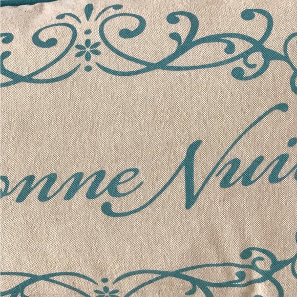 NWOT Newport Down Pillow. “Bonne Nuit”💫 - Picture 8 of 9